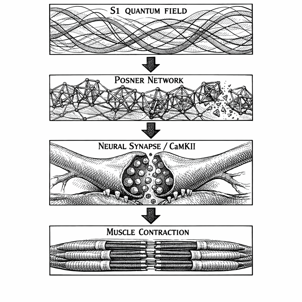 The Macroscopic Quantum Network. Entanglement Swapping cascades through the brain's synaptic architecture---from isolated Posner molecule pairs in individual neurons, through CaMKII-mediated Bell-state measurements at hub cells, to a unified brain-wide Decoherence-Free Subspace (\Psi_{brain}).